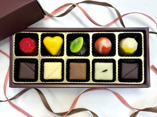 通販】ボンボンショコラ10個入り|本田屋かすてら本舗＊長崎カステラ老舗